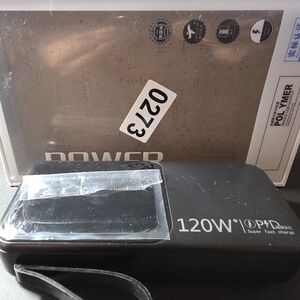 120w Power Bank Charger Super Fast Charging Black